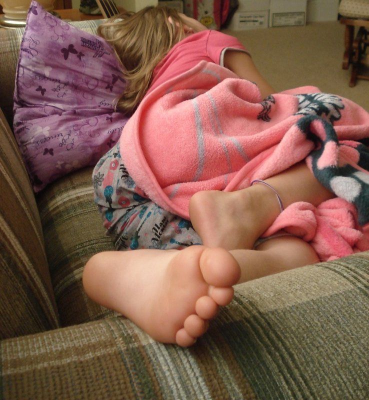 Feet sleeping with other people