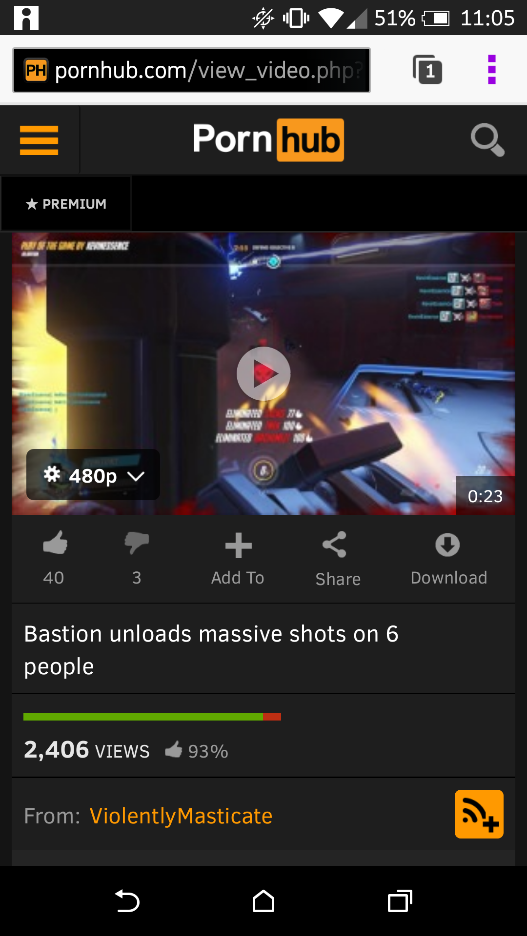 Bastion unloads massive shots people