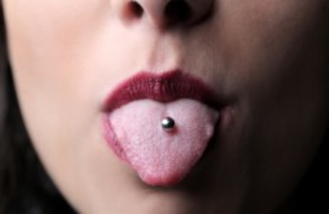 Earnie reccomend tongue white ring with head